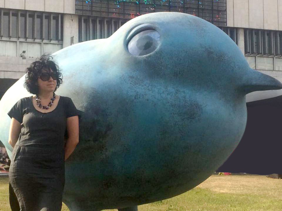 Скульптура Большая Синяя птица Ольги Муравиной